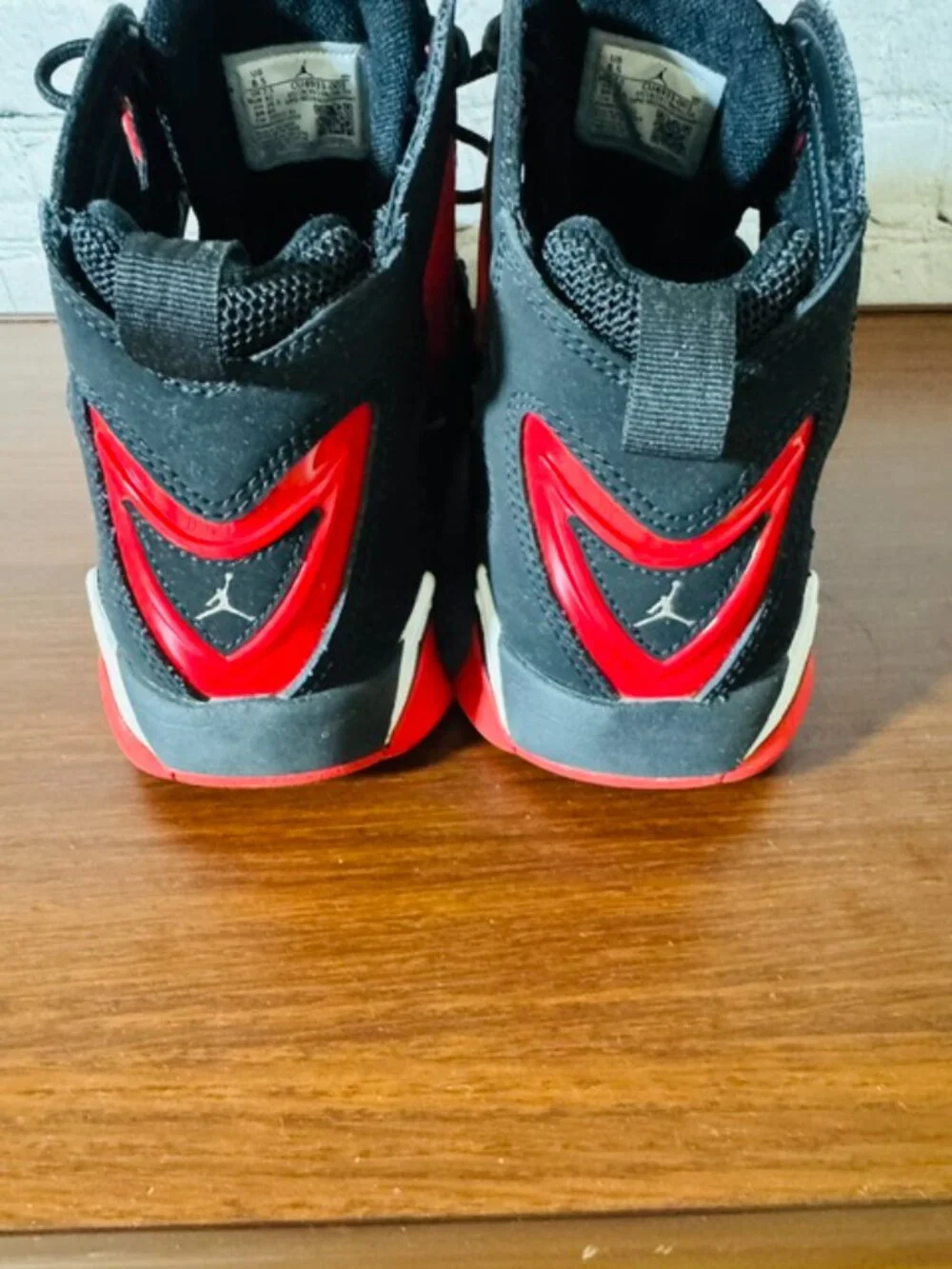 Nike Air Jordan True Flight  Black Red Men's Size 8.5 VGUC Clean CU4933-001